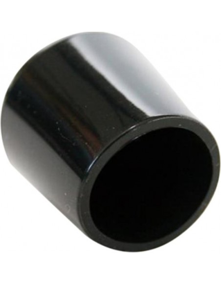 Meubeldoppen zwart PVC (4st) 28mm
