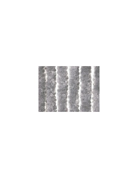 Stripgordijn fluweel grijs 90 x 210 cm