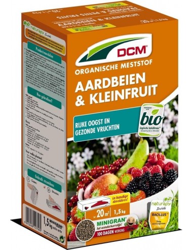 DCM meststof voor aardbeien en kleinfruit 1.5kg